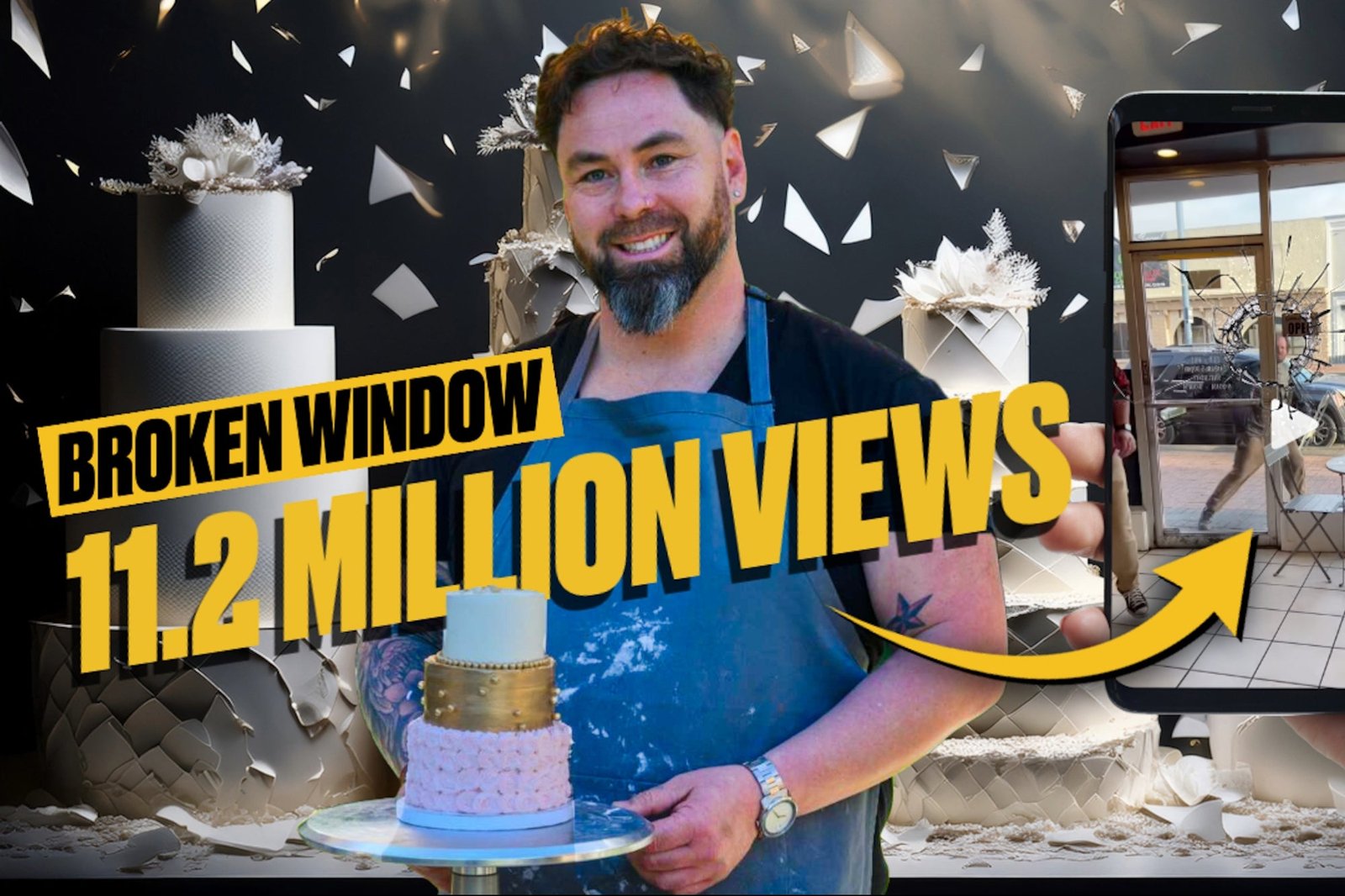 How a broken window actually helped his business Businessman